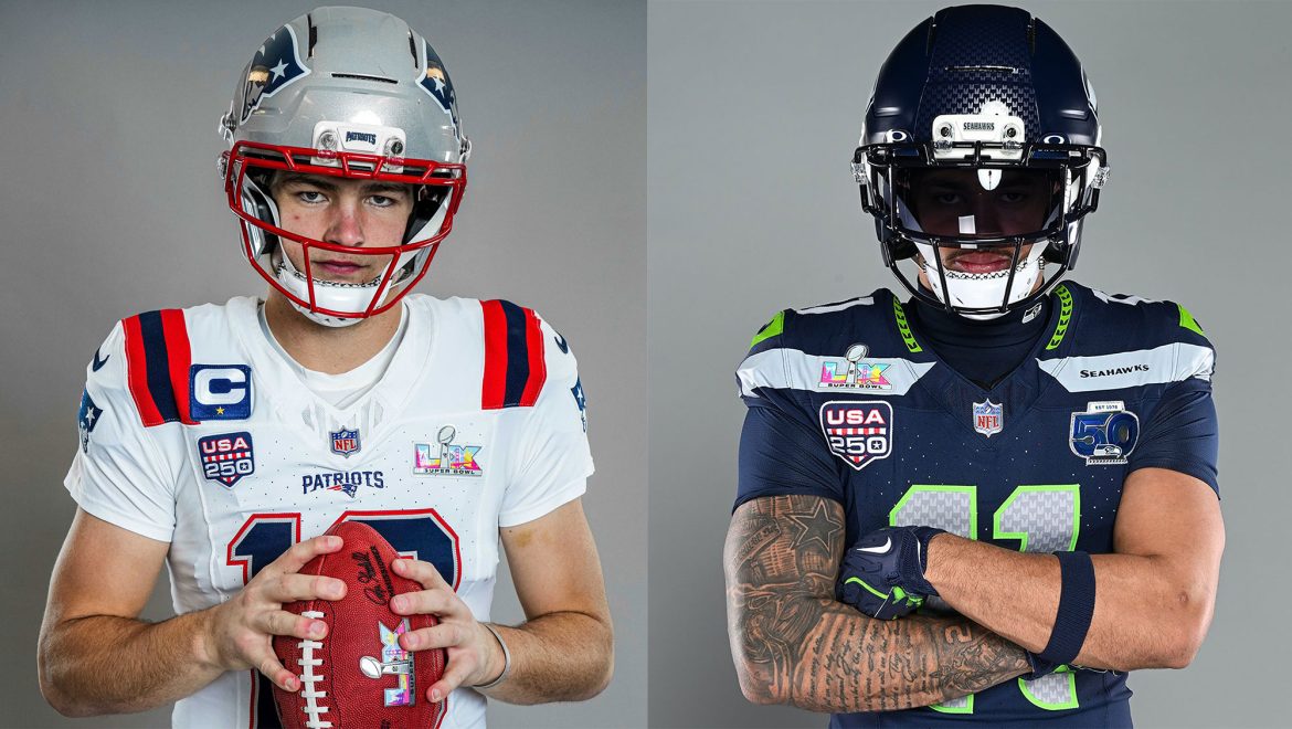 New England Patriots, Seattle Seahawks Unveil Super Bowl LX Uniforms, “USA 250” Patch